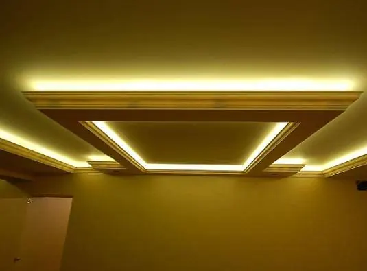 Ideje za ambijentalnu rasvjetu pomoću štukatura